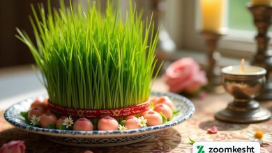 تزیین سبزه عید