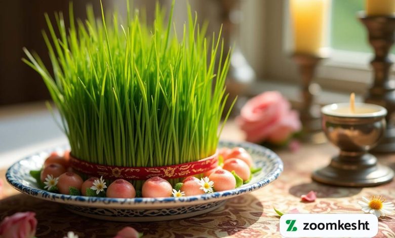 تزیین سبزه عید
