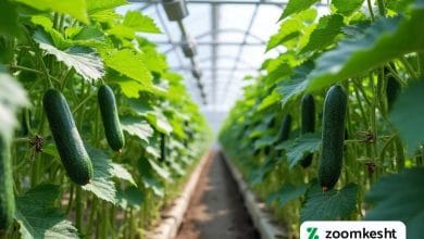 کاشت خیار گلخانه ای