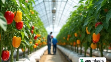کاشت فلفل دلمه گلخانه ای