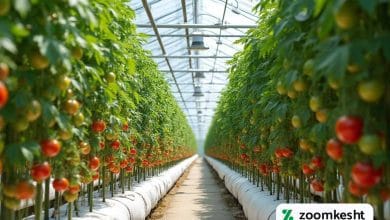 کاشت گوجه فرنگی گلخانه ای